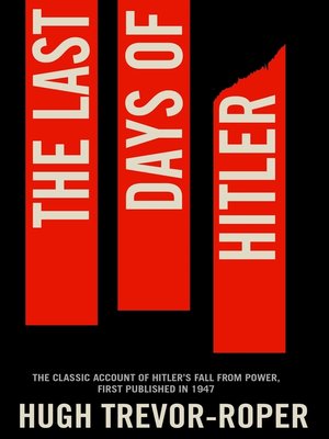 cover image of The Last Days of Hitler